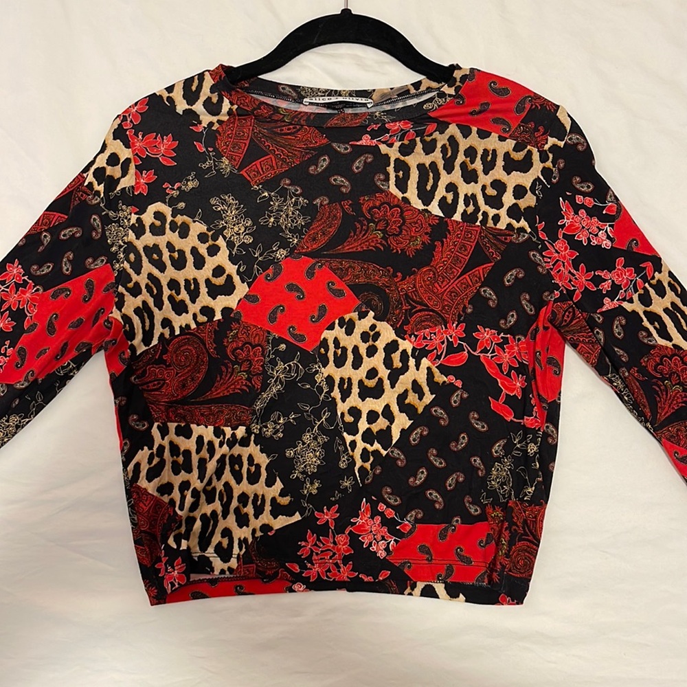 Alice Olivia Delaina top, M